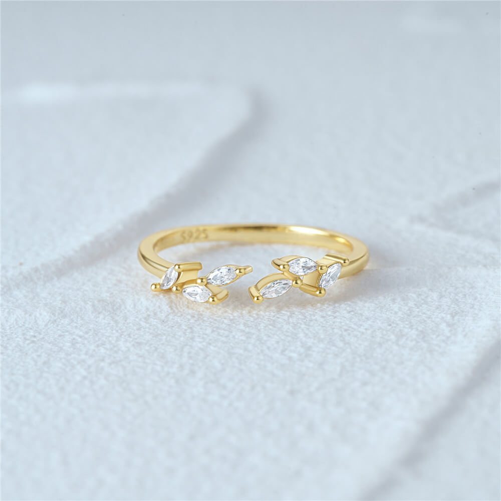 Adjustable Leaf Ring